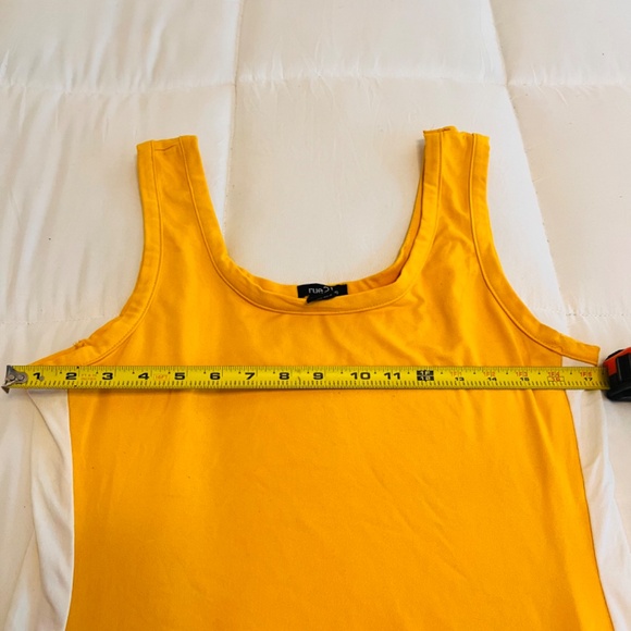 Yellow Women’s Tank Dress - Picture 3 of 7